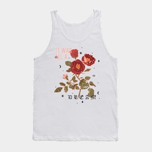 Red Rose Branch Tank Top